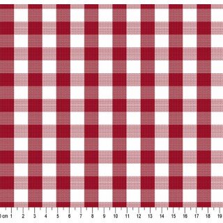 Tecido Fio Tinto Xadrez 20XM cor - 1066 (Vermelho)